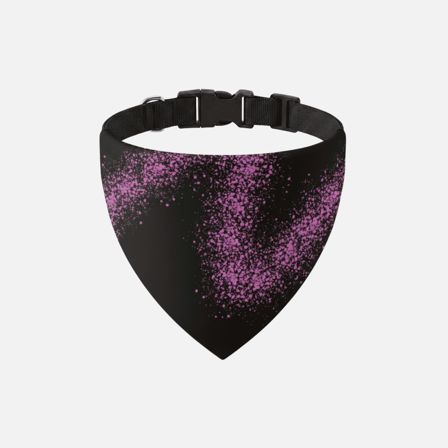 Bandana pour chien et chat avec collier – motif spray