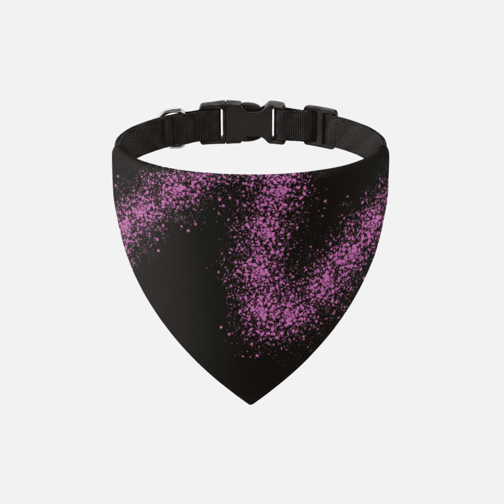 Bandana pour chien et chat avec collier – motif spray